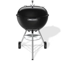 Weber Bar-B Kettle - Ø 57 cm Grillrooster - Houtskoolbarbecue - Zwart - Asopvangschaal - 2 Duurzame weersbestendige wielen - Dekselthermometer - 2 Gereedschapshaken - Kras- en roestbestendig