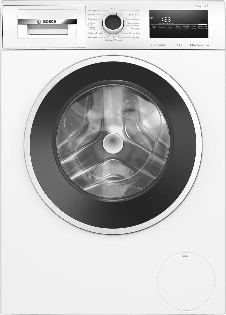 BOSCH WAN2823PFR Wasmachine 9 kg A Franse display — afbeelding 1
