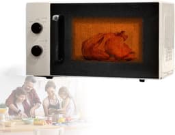 Magnetron - Compacte oven - Snelle bereiding - Gelijkmatige verwarming - 20 liter - Zwart — thumbnail 1