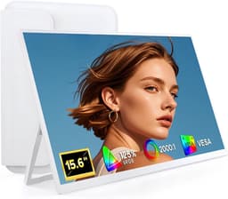 AHD® Professionele Portable Monitor - USB-C - 15.6 Inch - Draagbare Monitor - Portable Monitor Voor Laptop - Wit - 36cm x 21cm x 1cm — thumbnail 1