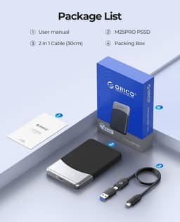Externe SSD - Draagbare Opslag - Bestanden Overzetten - Hoge Snelheid - 480 GB - Zwart — thumbnail 5