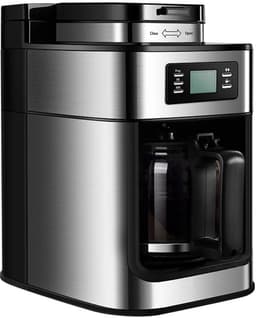 Rolu 2-in-1 Koffiemachine Met Bonen – Koffiemachine – Verse Filterkoffie – 10 Koppen Koffie – LED Display - Extractietemperatuur Van 92°C – Geen Papieren Filters — thumbnail 2