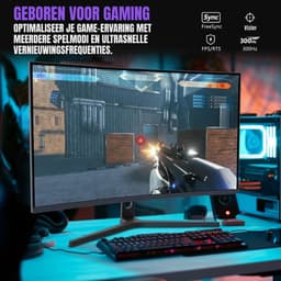 AHD® Gaming Monitor 240hz - Gaming Monitor - Zwart - ‎‎18cm x 62cm x 45cm — thumbnail 4