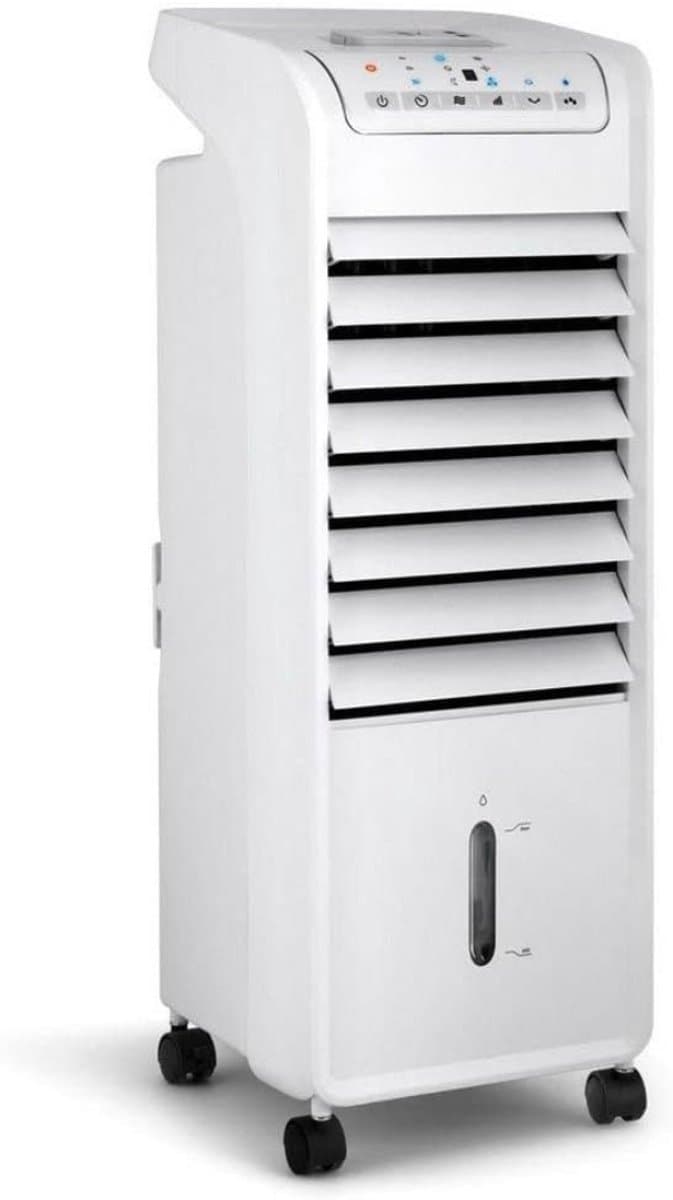 ZMR® Airco zonder Afvoerslang - Airco - Mobiele Airco - Wit - 28cm x 26cm x 71cm — afbeelding 1