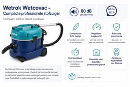 Wetrok Wetcovac instapmodel, compact en licht met regelbare zuigkracht — thumbnail 1