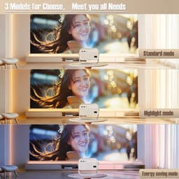 uJOY Mini beamer - Entertainmentprojector - 360 graden projectie - Heldere beelden - Automatische aanpassingsfuncties — thumbnail 4