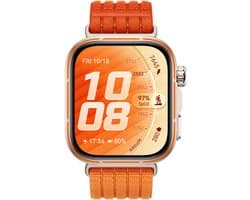 HUAWEI WATCH FIT 5 PRO- Oranje - Premium ontwerp - Geavanceerde outdoor workout mogelijkheden - Professioneel gezondheidsmonitoring met TruSense - Compatibel met iOS & Android