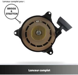 Complete startmotor - Geschikt voor onderdelen voor bepaalde BRIGGS & STRATTON motormodellen - Origineel onderdeelnummer 499706 — thumbnail 2