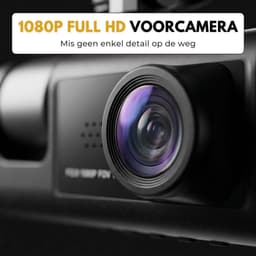 Boncy® Dashcam Voor Auto - 3 Kanalen Voor, Achter en Binnen Camera - 1080P Full HD - Dual Dashcams Met Achteruitrijcamera en Parkeermodus - G-Sensor - Nachtzicht - Loop Recording - 170 Graden Kijkhoek — thumbnail 3