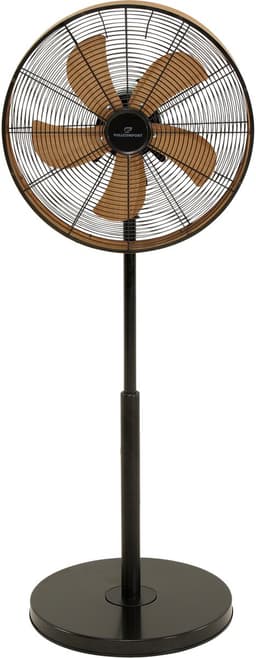 A-Flow Premium Woodlook Ventilator staand - LET OP: 2EKANSARTIKEL - Statiefventilator - Ventilator Houtlook - Kantelbaar en uitschuifbaar 3 Windsnelheden - Zelfdraaiend — thumbnail 1