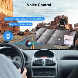 Navigatiesysteem Auto - Dashcam voor auto - GPS Navigatie - Draadloze - 4K DVR - Bluetooth Audio - ADAS Systeem - 11,3" - Achteruitrijcamera — thumbnail 2