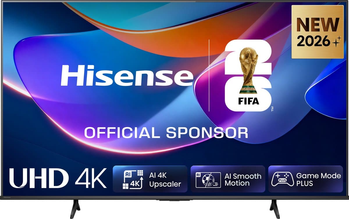 Hisense 50A6S SmartTV - 50 inch - 4K DLED - 2026 - Dolby Vision - AI 4K Upscaler - AI Smooth Motion - Game Mode Plus - Voice Control - DTS Virtual: X — afbeelding 1