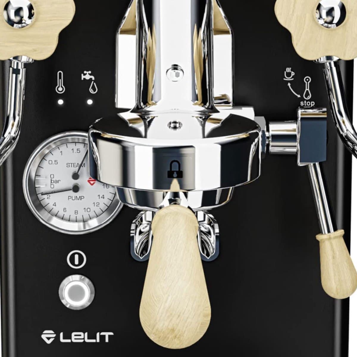 Lelit- MaraX V2 - Espressomachine - Zwart — afbeelding 1