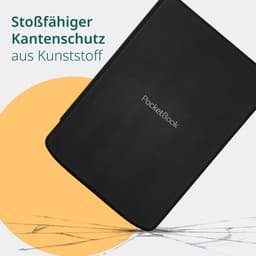 PocketBook Verse Pro e-reader Azure – 6 inch – 16 GB – waterdicht + Zwart met Elastiek Hoesje – voordeelbundel — thumbnail 5