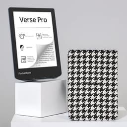 PocketBook Verse Pro e-reader Azure – 6 inch – 16 GB – waterdicht + Zwart Wit Ruiten Hoesje – voordeelbundel — thumbnail 1