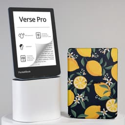 PocketBook Verse Pro e-reader Azure – 6 inch – 16 GB – waterdicht + Citroen / Lemon Print Hoesje – voordeelbundel — thumbnail 1