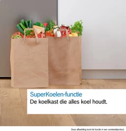 Bosch KIR81ADC0 Serie 6 – Inbouw Koelkast - 177.2 cm – Vlakscharnier – SoftClose – Zeer stil - VitaFresh XXL 0°C: houd etenswaren langer vers met extra ruime vershoudlades - Ledverlichting — thumbnail 3