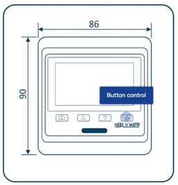 Programmeertbare thermostaat HW800, 16A, 230 V — thumbnail 3