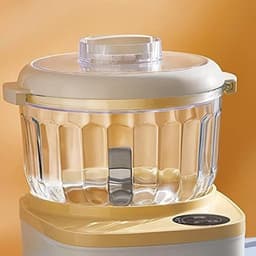 Deegmixer Keukenmachine - Bakmachine Kneedmachine - Brood Deeg Maken - Krachtige DC-motor - 2 Liter Inhoud - Geel — thumbnail 5