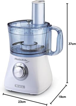 Compacte Keukenmachine - Mini Processor Hakmolen - Maaltijden Bereiden - Veelzijdig Accessoire - 2 Liter - Wit — thumbnail 2