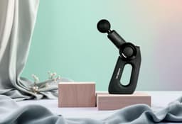 Massage Gun - Spierverlichter - Spierherstel - Multi-hoek Ontwerp - 30 x 12 x 30 cm - Zwart — thumbnail 4