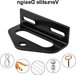 Trekkoppeling voor Grasmaaiers, Geschikt voor Tuintractoren, Met Balhoofd en Bevestigingsmateriaal, Ideaal voor Tuinaccessoires en Aanhangers — thumbnail 4