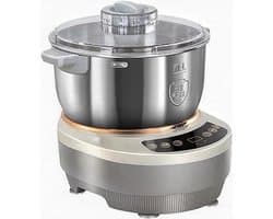 Elektrische Kneedmachine - Deegmixer - Zelf Bakken - Intelligent Kneedprogramma - 7 Liter - Zilver