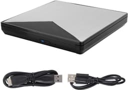 Externe CD/DVD Drive - Draagbare Optische Drive - Bestanden Lezen - Aluminium Legering - 23 x 17 x 3 cm — thumbnail 5