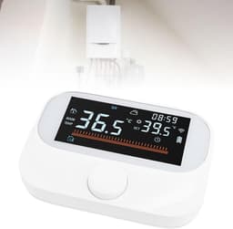 Programmeerbare Thermostaat - Slimme Kamerthermostaat - Energie Besparen - App en Spraakbediening - 300m Bereik - Wit — thumbnail 5