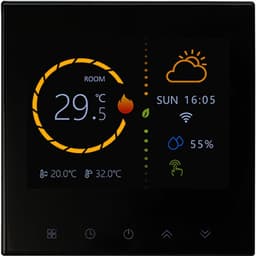 Slimme Thermostaat - Programmeerbaar - Comfort Verwarmen - WiFi Bediening - 5-35°C - Zwart — thumbnail 5