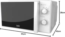 Magnetron - Oven - Snel opwarmen - Compact design - 20 liter - Wit — thumbnail 5