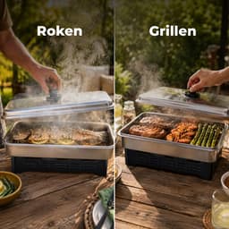 Ultimate Table Smoker Three Pit Rookoven - Rookoven — thumbnail 3