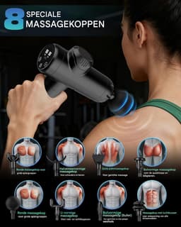 carmdering - Massage Gun -Massagepistool - LCD Electric Touch Massage gun - Massage apparaat - Sport Massage -Spierherstel & Spierontspanning - Stress Verminderend - Stil en Sterk - Lange Batterij - Massage Gun — thumbnail 3