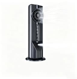 Mini aircooler - 6 snelheden, USB, watertank, timer, luchtkoeler voor bureau slaapkamer en thuiswerkplek - Grijs — thumbnail 1