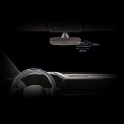DDPAI Mini Pro 87×32 mm dual-lens achteruitkijkspiegel WiFi-auto-DVR dashcam met 2304×1296 resolutie — thumbnail 3