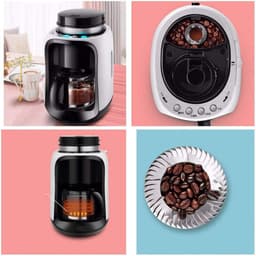 Koffiezetapparaat - Mini koffiezetter - Koffie zetten thuis - Compact design - 0.6 liter - Wit — thumbnail 4