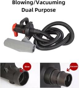 Industriële Stofzuiger - Krachtige Zuiger - Zwaar Gebruik - 1200W Vermogen - 3m Zuigbuis - Grijs — thumbnail 4