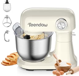 Teendow SM‑B03C Keukenmachine – 1500W Staande Mixer met 12 Snelheden - 5L RVS Kom - Kantelbare Kop - Voor Deeg Kneden, Taartbeslag en Room - Vaatwasserbestendig voor Thuisbakken — thumbnail 2