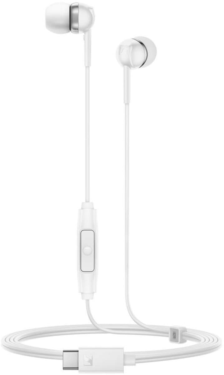 Sennheiser CX 80U - Wit - In-ear bedrade oordopjes - Oortjes met draad en microfoon - USB-C aansluiting — afbeelding 1