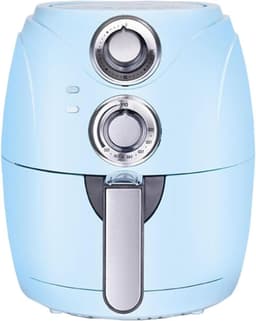 Kleine Airfryer - Heteluchtfriteuse - Gezond Frituren - Ruimtebesparend Design - 25 Liter - Blauw — thumbnail 1