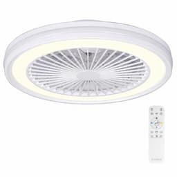 Epochglo Plafondventilator met Verlichting en Afstandsbediening - Ø47cm - RGB - 40W LED Dimbare 2700-6500K - Fluisterstil - 6 Snelheden - Timer - Modern Plafondlamp met ventilator voor Slaapkamer, Woonkamer en Kinderkamer — thumbnail 1