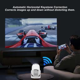 Dailygoods - Innovra - Dailygoods - Draagbare Miniprojector, 1080P Full HD met Bluetooth Ondersteuning — thumbnail 2
