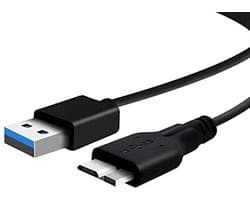 Dailygoods - Dailygoody - USB B Kabel voor Seagate Game Drive en Maxtor M3 - USB 3.0 Hi-Speed