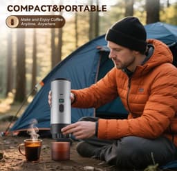 Automatische 3-in-1 draagbare capsulekoffiemachine - Portable Espresso Machine - espressomachine - Draagbare draadloze elektrische espressomachine - Voor Onderweg Reizen en Camping - — thumbnail 3