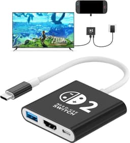 Docking Station geschikt voor Nintendo Switch , Nintendo Switch OLED & Nintendo Switch 2 - Switch 2 dock — thumbnail 1