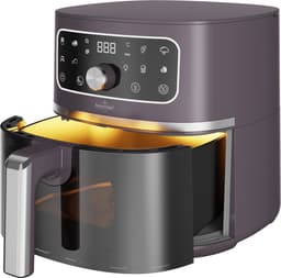 Swiss Haus® AF1805 Airfryer – 4.75L – 1500W – Met Kijkvenster – PFAS-vrij – 8 Programma’s – Digitale Airfryer – Heteluchtfriteuse – Paars — thumbnail 2