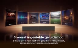 ULTIMEA 2.1-kanaals Soundbar met draadloze subwoofer, app-bediening, soundbar voor TV, Bluetooth 6.0, HDMI, optisch, 240 W piekvermogen, Poseidon R3T — thumbnail 5
