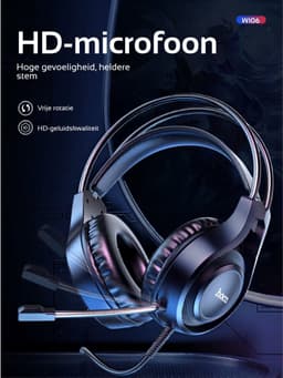 Gaming Headset met Microfoon - Headset PS4, PS5, Xbox One, Xbox Series en PC - 50mm Speakers — thumbnail 3
