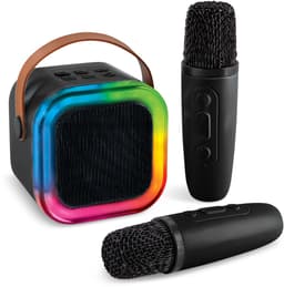 MESA Musthaves - Karaoke Box - 2 Draadloze Microfoons - RGB Verlichting - Bluetooth Speaker — thumbnail 1