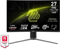 MSI MAG Serie - 27-Inch Curved Gaming Monitor - Full HD - 280Hz - Adaptive Sync — thumbnail 1